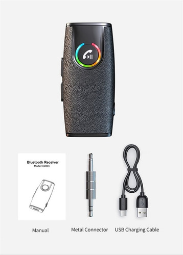 Imagen 10 de 10 de Receptor Bluetooth Auxiliar Manos Libres Transmisor Auto