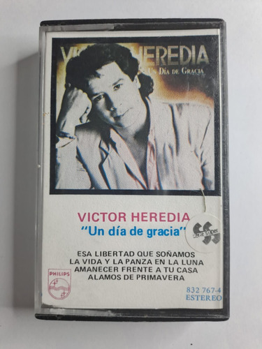 Victor Heredia Un Dia De Gracia Caset Original Año 1987