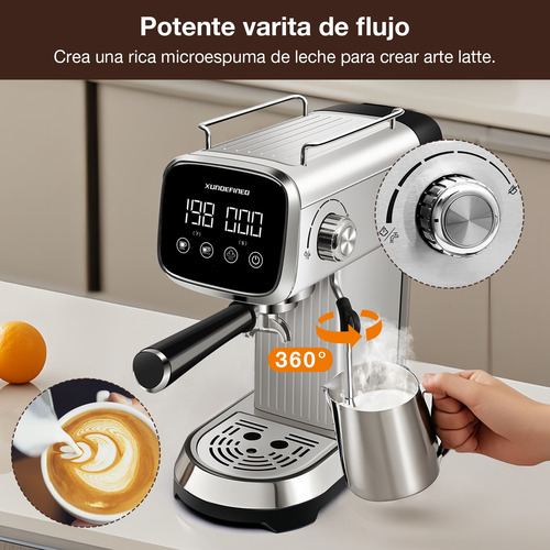 Cafetera Espresso Xundefined 20bar Diy Temperatura Tiempo