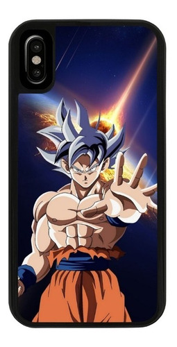Funda Uso Rudo Tpu Para iPhone Dragon Ball Goku Mano Poder