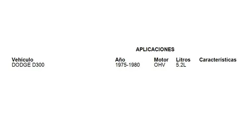 Flecha Mando Dodge D300 1975-1980 5.2l Tremec | Envío gratis Flecha Mando Dodge D300 1975-1980 5.2l Tremec | Envío gratis
