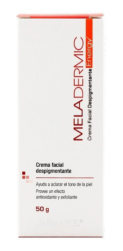 Imagen 4 de 7 de Crema Aclaradora Despigmentante Facial Meladermic Energy 50g