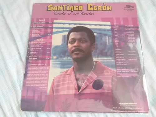Santiago Cerón Canta Si Va A Cantar Lp Press Usa 1981 (Usado)