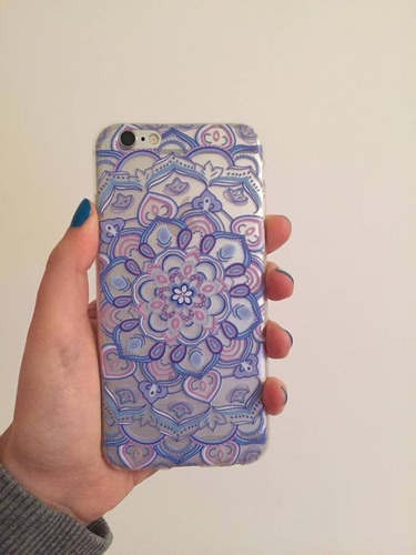 Funda Tpu Mandala Violeta Azul Para Samsung A5 2016 A510