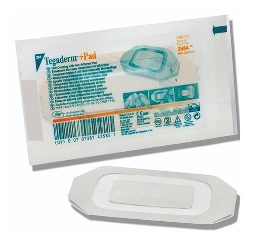 3m Tegaderm Más Pad 6cm X 10cm Ref. 3584 C/5 Pzas