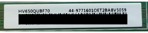 Kit Vizio 262785 44-9771601o 60101-03777 60101-03775 M656-h4 (Usado)