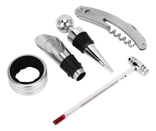 . Juego De Abridores De Vino, Elegante Kit De Sacacorchos