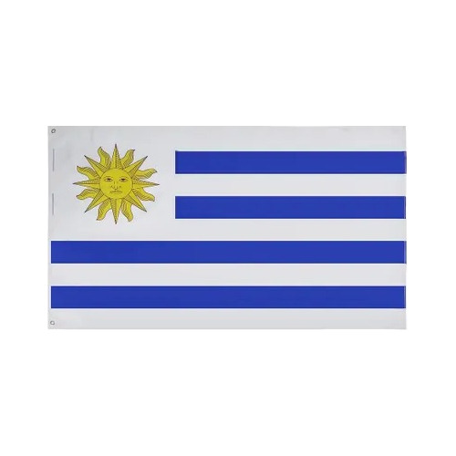 Bandera De Oficial Del Uruguay Grande Medidas 90 X 150 Cm