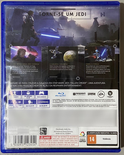 Star Wars Jedi - Fallen Order - Ps4 - Usado (Usado)