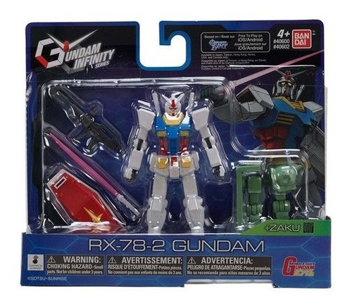 Gundam Infinity Series - Rx-78-2 Gundam (10 Cm. Aprox.)