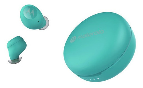 Fone de ouvido Bluetooth Motorola Motobuds 250 Tws turquesa