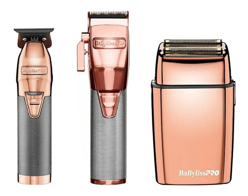 Trío Barber Babylisspro - Rose Gold