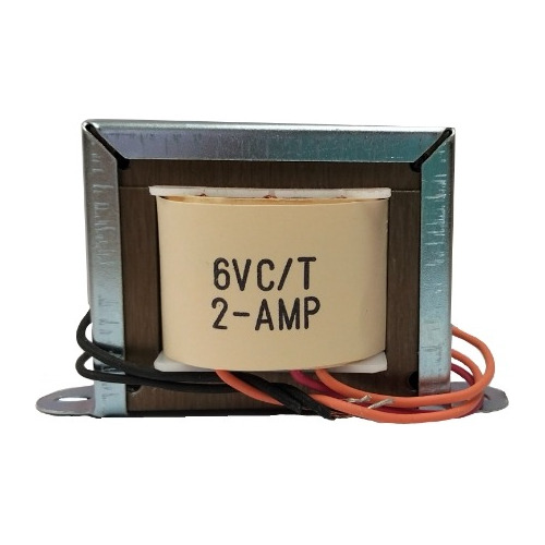 Transformador De Corriente Con Derivación 6v-2 Amp 2 Piezas