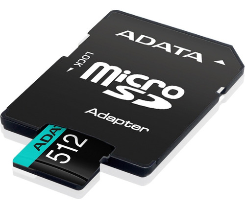 Tarjeta De Memoria Adata Ausdx512gui3v30sa2-ra1 Premier Pro Con Adaptador Sd 512gb