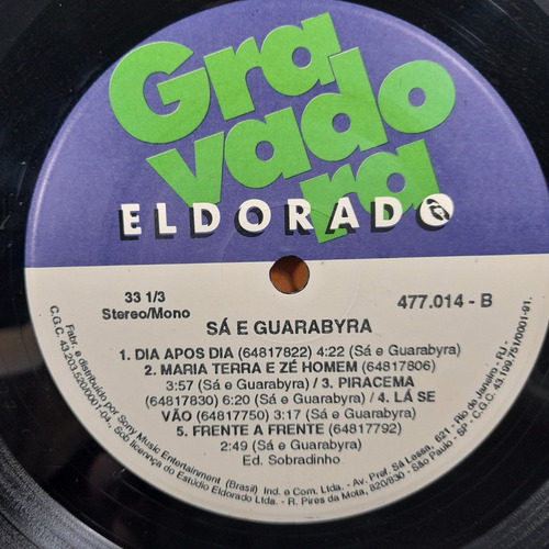 Imagem 4 de 8 de Vinil Lp Sá E Guarabyra Eldorado 477.014