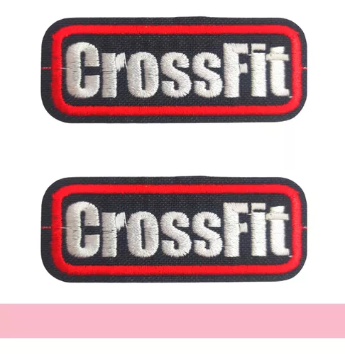 Aplique Logo Crossfit Gym Parche Bordado Termoadhesivo