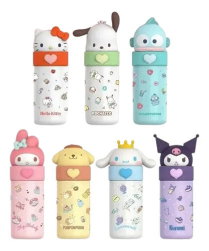 Thermos Acero Inox Sanrio Kuromi Pompompurin Cinna & Mas