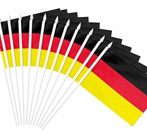 Anley Germany Stick Flag, Mini Bandera De Mano Alemana De