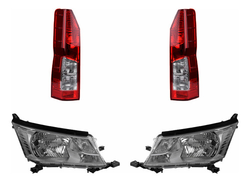 Paq Calaveras Y Faros Toyota Hiace 2020 Depo