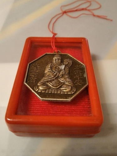 Medalla Reversible Del Mago Merlín Ying Yang Bronce