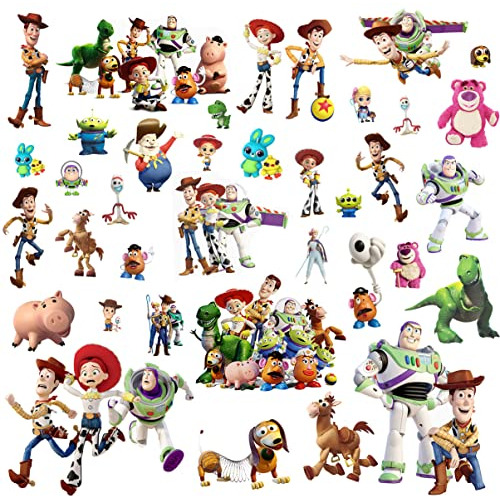 Pegatinas De Pared De Toy Story 4, 37 Piezas De Pegatin...