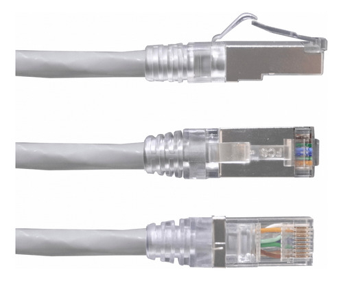 Furukawa 2mt Cat6a Gris F/utp Lszh Cable Patch Rj45 Gigalan
