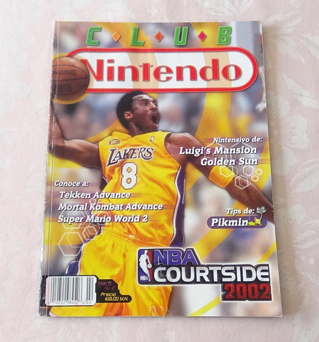 Club Nintendo Año 11 Numero 2 Febrero 2002 Kobe Bryant Nba
