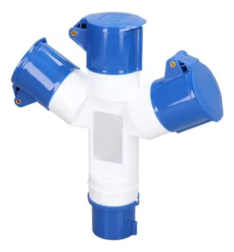 comprar Conector Industrial 2p+t 16a 230v Ip44 3 Salidas