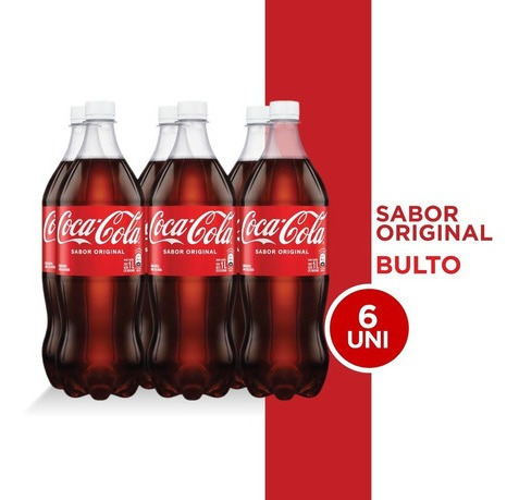 Refresco Coca - Cola Sabor Original Pet 1l 6 Unidades.