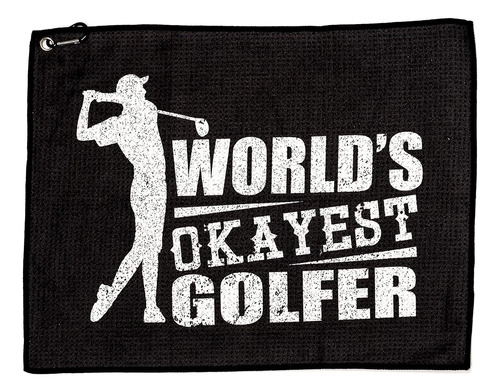 Shankitgolf Worlds Okayest Golfer Funny Golf Gift Golf Bag T