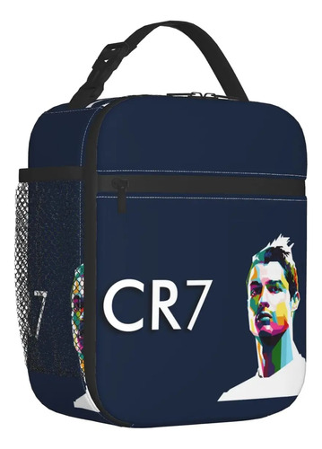 Bolsa De Almuerzo De Fútbol Cr7 Ronaldos Personalizada Para