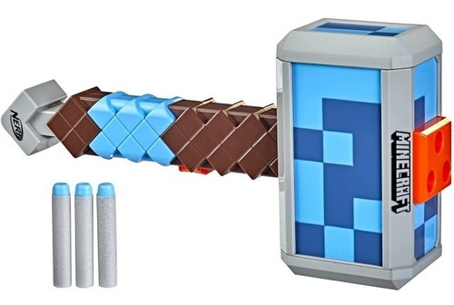 Nerf Minecraft Pistola De Dardos - Original Stormlander