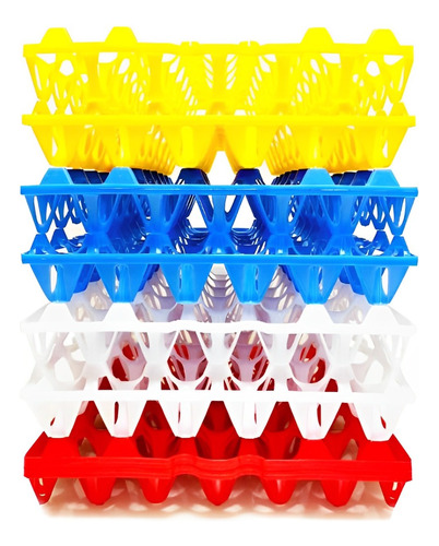 Cubeta Bandeja De Plástico Para Huevos X 3 Unidades