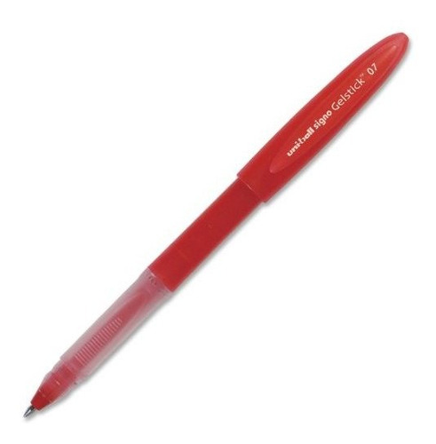 Uni-ball Gelstick Plumas De Gel, Medio Punto, Red Ink, 12 Cu