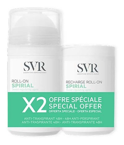 Svr Spirial Desodorante/ant  Roll On 50 Ml Y Repuesto