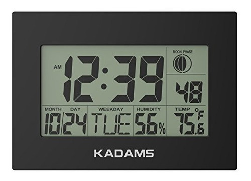 Contador De Segundos Del Reloj De Pared Digital Kadams, Func