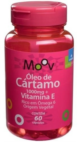 Aceite de cártamo con vitamina E para reducir la grasa abdominal 60 cápsulas