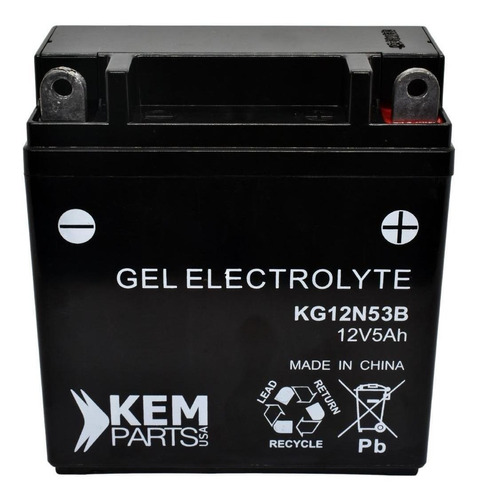 Bateria De Moto Kemparts Kg12n53b