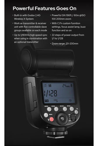 Kit Octabox Godox 80cm + Flash Godox V850iii Bracket Tipo B