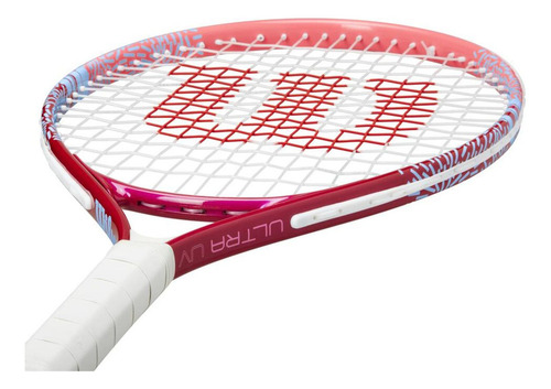 Raqueta Uv Jr Ten 23 Wilson rosa y blanco