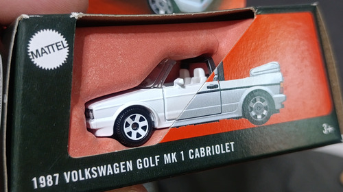 Matchbox Cabrio Vw Moving Parts Vehículo A Escala Blanco