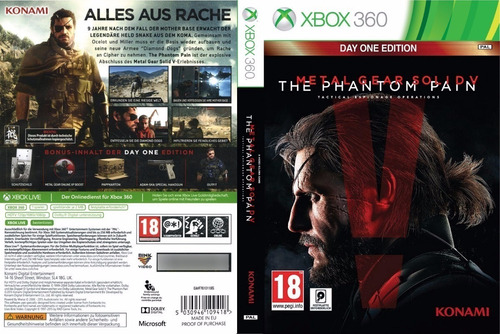 Metal Gear Solid V The Phantom Pain Xbox 360 Físico Juego 