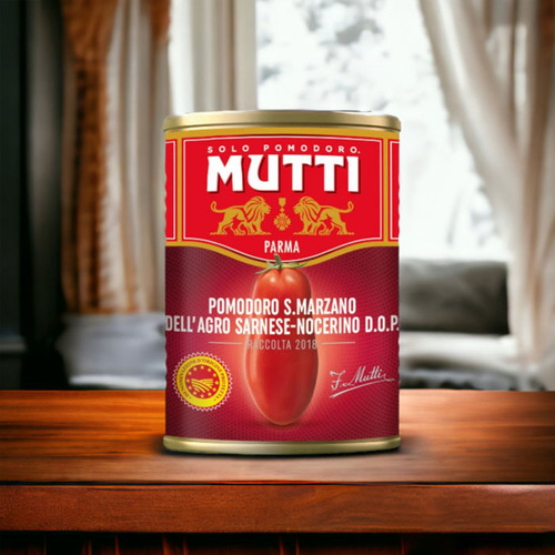 Lata De Tomate Mutti San Marzano Dop 400 Gr.