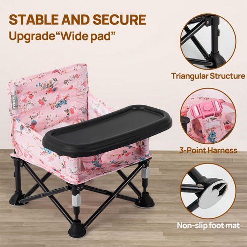 Silla Portátil Para Bebé Bumbo Con Bandeja, Silla De