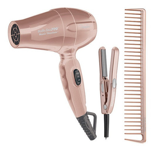 Kit De Viaje Babyliss Bntrgpp2 Rose Gold  3un