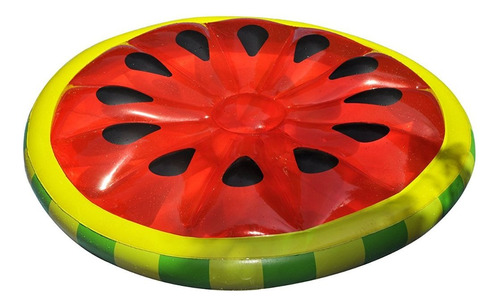 Inflable Flotador Sandia Para Alberca Swimline Color Rojo