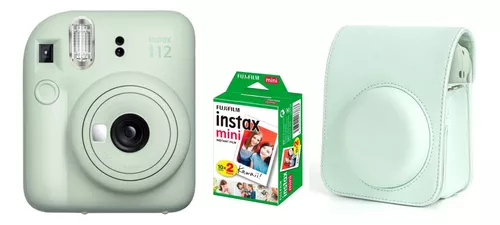 Kit INSTAX Mini 12 - Mint Green + 10 películas - Mi Foto Pro