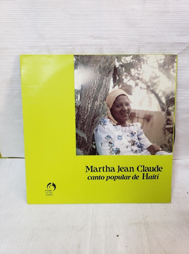 Martha Jean Claude Canto Popular De Haití Disco Lp Vinilo 