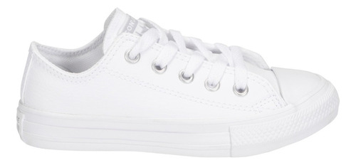 Tenis Converse All Star Chuck Taylor Core Urbano Color Blanco - Niños Talla 14 MX