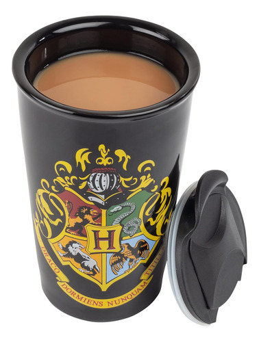 Harry Potter Hogwarts - Taza De Café De Viaje, 14 Oz, Vaso D
